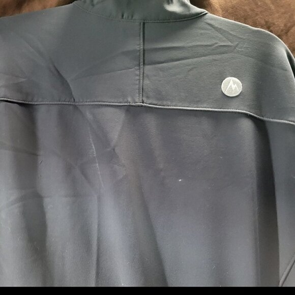 Marmot Men's Black Gravity Softshell Zip Up Fleece Lined Jacket Size Small - Picture 2 of 9